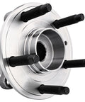 Front view of Pair Front And Rear Wheel Hub Bearing Assemblies For Ford Explorer 2011 To 2019 And Police Interceptor Utility 2013 To 2019 Drop In Replacement Hub Kit With Easy Install Front Or Rear Wheel Bearing Replacement