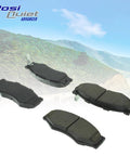Centric Posi Quiet ceramic brake pads with shims and hardware, set of four