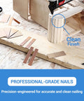 Twenty Three Gauge One Inch Galvanized Pin Nails For Nail Guns Boasting Micro Headless Pins used for clean woodworking joints.