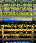Solar Ivy String Lights Outdoor Waterproof 33Ft 100 LED Fake Vines With Lights on Fence, Day and Night View