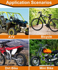 Application scenarios for Beefy Motorcycle Chain Breaker Tool For 420 428 520 525 528 530 Roller Chains on ATV, bicycle, dirt bike, mini bike.