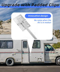 Rugged 6 Inch RV Door Latch Kit With T Style Trailer Door Holder Tough As Nails Heavy Duty Metal Camper Door Latch displayed on RV