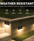 Low Voltage 5W LED Step Lights For Outdoor Deck And Stairs, 3000K Warm White, Waterproof IP65 lighting step in rain