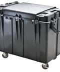 0507 Caster Wheel Kit For 500 Transport Case With Removable 4 Wheel Set And Brakes, durable black case with wheels and handle