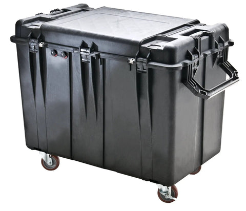 0507 Caster Wheel Kit For 500 Transport Case With Removable 4 Wheel Set And Brakes, durable black case with wheels and handle