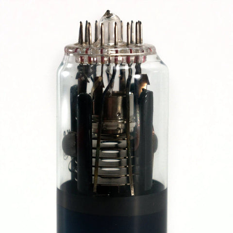 Close-up view of Mini CRT Oscilloscope For Electronic Monitoring, showcasing green phosphor cathode ray tube components