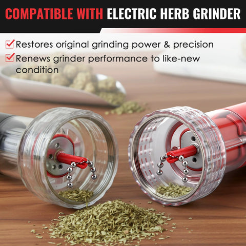 Replacement Chain And Ball Set For Wakit Grinder RollBotz inside electric herb grinder, restores grinding performance