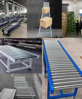 Heavy Duty Stainless Steel Conveyor Rollers With Spring Press In Bearings For Factory Rail Replacement Systems, Fits 35 Inch L Length 20 Pack for efficient load handling.
