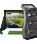 Launch Pro Portable Golf Simulator Bundle With FSX Play Gold Subscription Projector Enclosure And Turf