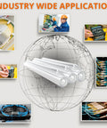 Fiber Optic Fusion Splice Sleeves 60mm 2.6mm OD 500 Pack Bulk Heat Shrink Protectors For Fusion Splicer Pro Grade Preshrunk PE And EVA Tubes