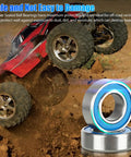21Pcs RC Bearing Kit Steel Sealed Ball Bearings with off-road RC car in action, showcasing durability and performance.