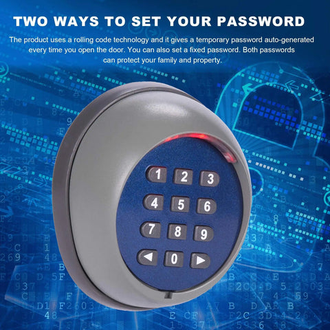 Wireless Gate Keypad With Keyless Entry For Sliding Gate Opener Motor Remote Operator Panel And High Security Dual Channel Transmitter Easy Install Weather Resistant Access Control For Homes And Businesses