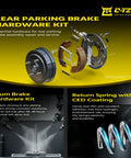 Top Notch Rear Parking Brake Hardware Kit For Toyota Camry 4Runner Pickup T100 Tacoma Tundra Fits Models From 87 Through 2011 Replaces 18K655 And WK3016 With Smooth Operation, rear drum parts