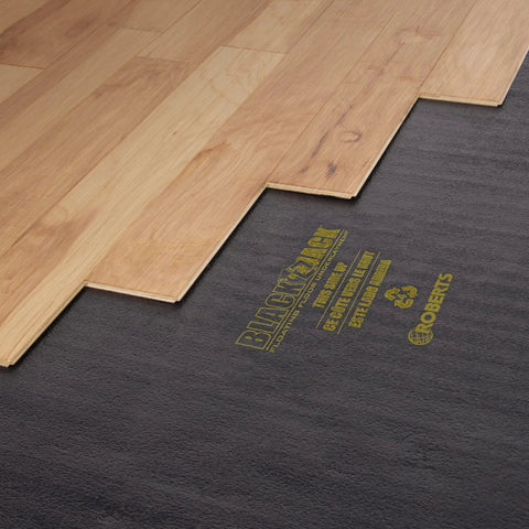 Straight Shooter Floor Underlayment For Laminate And Engineered Wood, 600 Square Foot Roll Delivers Premium Cushioning, Serious Sound Proofing And Radiant Heat Readiness, Quick Drop Setup For Any Room