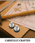 Get A Real Tough Set Of 10 Pcs Yardwe Steel Center Shaft Screws For Your Bike Crankset That Keep Rust Away And Secure Tight Fit In Any Bad Weather Condition For Smooth Riding Action with hammer and assembly instructions.