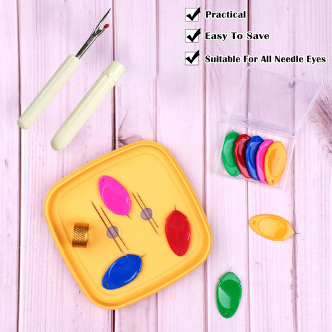 Needle Threader Kit For Quick Sewing No Fuss Small Eye Threader Tool For Machine And Hand Sewing Fast And Precise Threading