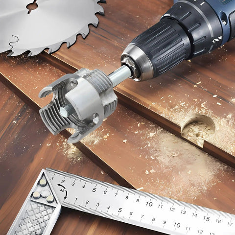 Pro Water Pipe Thread Cutting Tool With Integrated Die For Internal And External Threads Compatible With 20mm 25mm And 30mm Pipes Fast And Reliable For Plumbing Projects Durable All In One, threaded metal drill attachment