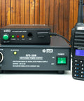 RPS-30M Beefy 30 Amp Compact Regulated Bench Power Supply with 13.8V DC output, screw terminals, and cigarette plug visible.