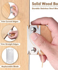 Pro Grade Wooden Edge Banding Trimmer With Three Replacement Blades and comfortable handle trimming wood edges