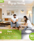 12 Pack 6 Inch Led Recessed Downlights Featuring A Slick Canless Wafer Design And Adjustable Color Temps That Pump Out Bright High Lumens For No Sweat Setup And Tight Lighting in a modern living room.