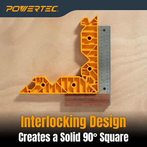 Dual Function Miter Clamp And Ninety Degree Positioning Block Set Of Two for pro grade miter joints with interlocking design