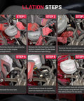 Step-by-step installation guide for Keep Engines Chill Under Pressure Engine Coolant Expansion Reservoir Overflow Tank.