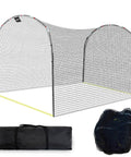 Backyard Baseball Batting Cage 13 Foot By 10 Foot By 8 Foot Heavy Duty Steel Frame With Durable Netting Set with Accessories