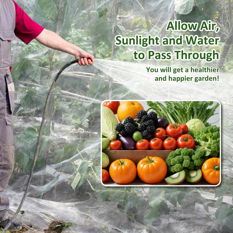 Fortify Your Garden With A 4 By 10 Foot Plant Netting Pest Barrier That Fends Off Insects Birds And Critters And Lets You Grow Vegetables Fruit And Flowers In Raised Beds Or Greenhouses protecting vegetables