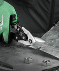 Three Piece Aviation Tin Snips Set With Left Right And Straight Cut For Sheet Metal, Drop Forged Cr-Mo Steel Blades With Serrated Edges