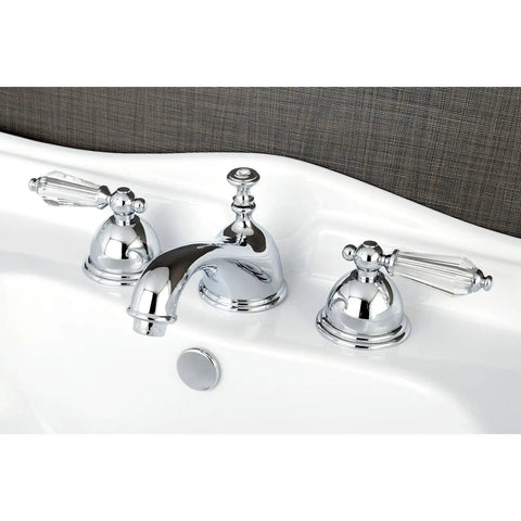 Wilshire Widespread Bathroom Faucet With Brass Pop Up Drain Polished Chrome Brass Built To Last Drip Free Ceramic Disc Cartridge Eight