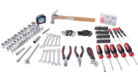 245-Piece Mechanics Tool Set And Socket Kit For Home Auto Repair With 3/8 Inch Drive Ratchet, Wrenches, Pliers, Screwdrivers