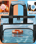 Insulated Picnic Backpack With Big Capacity Lunch Bag For Everyday Grub, featuring warm and cold keeping visuals