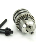 Heavy Duty 5/8 Inch Magnetic Drill Chuck With 3/4 Inch Weldon Shank Adapter For Drill Presses, Includes Chuck Key, Jacobs Taper Fit