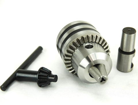 Heavy Duty 5/8 Inch Magnetic Drill Chuck With 3/4 Inch Weldon Shank Adapter For Drill Presses, Includes Chuck Key, Jacobs Taper Fit