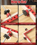 Step-by-step guide on using 8Pack Corner Clamps For Woodworking 90 Degree Right Angle Squares In 5.5 X 4 And 2.5 X 4 Sizes