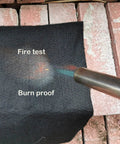 Heavy Duty Built Tough Welding Blanket Fireproof Withstand Up To 1800F Heat Resistant Carbon Felt for Welders, flame test on bricks