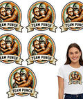 Dope Monkey Vintage Emblem DTF Transfers Pack for Tees Animal Team Punchs Iron On Stickers 7x7 Inch Ready To Press