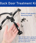 4 Pack 6 Inch Cabinet Door Handles Vintage Barn Door Pulls with screws, shown on wood surface, ideal for furniture and gates