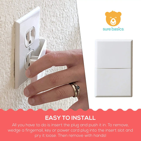12 Pack Outlet Covers Baby Proofing Bigger Size For Safer Sockets Keeps Toddlers Safe No Joke And Prevents Choking Hazard