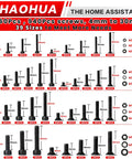 4071 Piece Metric Screw Kit With M2 M3 M4 M5 Nuts And Bolts 39 Sizes From 4mm To 30mm displayed with size details