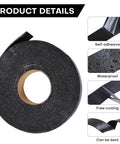 Self Adhering Asphalt Crack Tape 1.57 Inch By 50 Feet No Torch Required Easy Fix For Driveways Parking Lots Roofs And Roads 3mm Thick Durable Joint Repair Tape For Cracks And Gaps