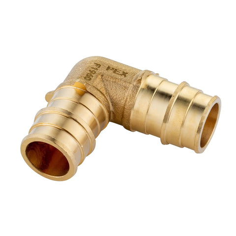 Pack Of 10 Pex A Full Flow Heavy Duty Expansion Brass Elbow Fitting Half Inch By Half Inch For Pex A Tubing Connection ASTM F1960 Compatible