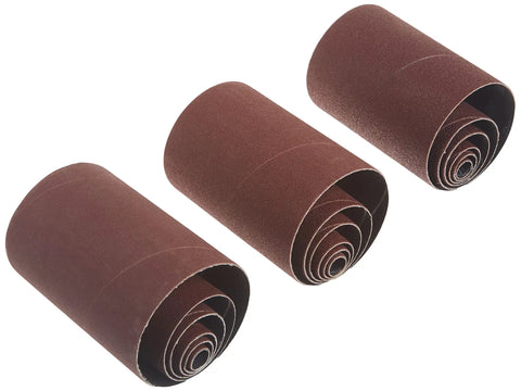 Assorted Grit Spindle Sanding Sleeves Kit 18 Pack For Oscillating Spindle Sander Fit 1/2 To 3 Inch Sizes Includes 80 120 And 240 Grits For Material Removal And Smooth Surface Resurfacing