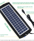 Portable 12V Solar Battery Trickle Charger And Maintainer Kit With Four Watt Panel for vehicles and equipment
