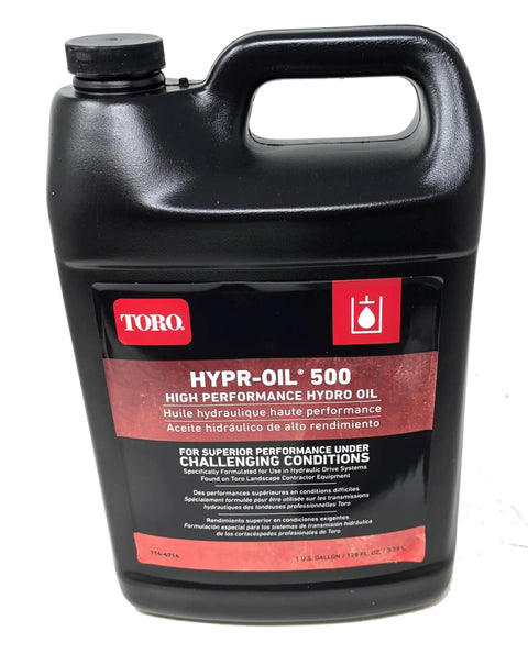 One Gallon HyprOil 500 Hydro Fluid With Spill Proof Absorbent Pad And Handy Oil Funnel For Easy Oil Changes And Draining Ideal For Lawn Equipment And Small Engines Heavy Duty Performance