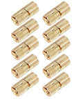 Polished Brass Hidden Cabinet Hinges 12mm Cylindrical Concealed Hinges With 180 Degree Opening for DIY Jewelry Box
