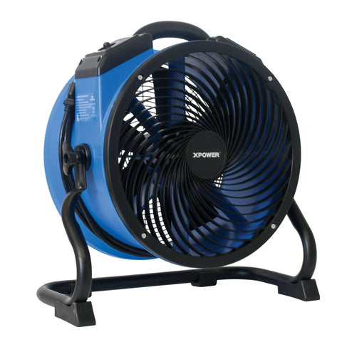 Heavy Duty Industrial Workhorse High Velocity Whole Room Air Mover And Circulator Fan With Variable Speed And Timer 14 Inch 2100 CFM