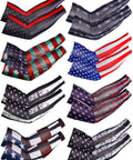 8 Pairs USA Flag Arm Sleeves For Men And Women Compression UV Sun Protection With Multiple Styles Perfect For Independence Day
