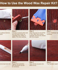 How to use the Smooth Operator 3 Temp Wax Melting Pen With Digital Display And Rechargeable USB Heater For Laminate Wood Floor Furniture Countertop And Tile Repair Using Hard Wax Fillers In Blue.