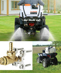 Boomless Spray Nozzle For ATV Sprayers With Brass Size 10 And Size 12 Orifices, Ultra Portable Spot Sprayer Attachment For Lawn